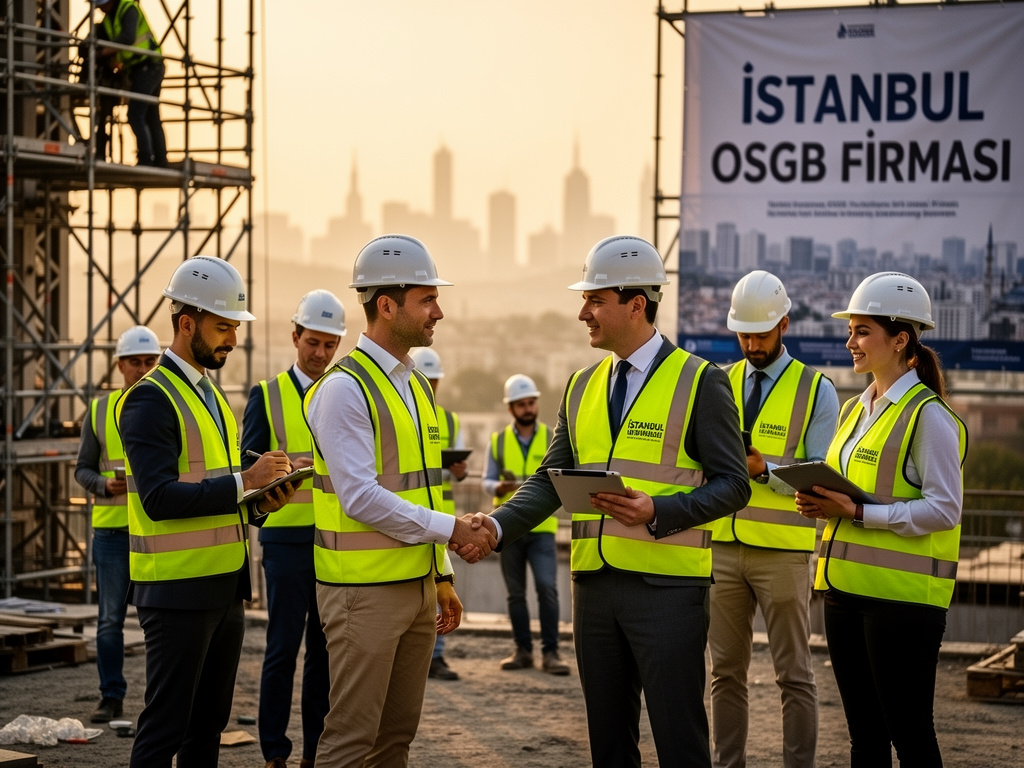Adalar'de saha denetimi yapan iş güvenliği uzmanı