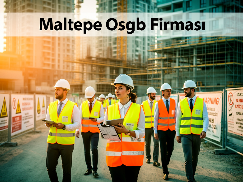 Maltepe'de saha denetimi yapan iş güvenliği uzmanı