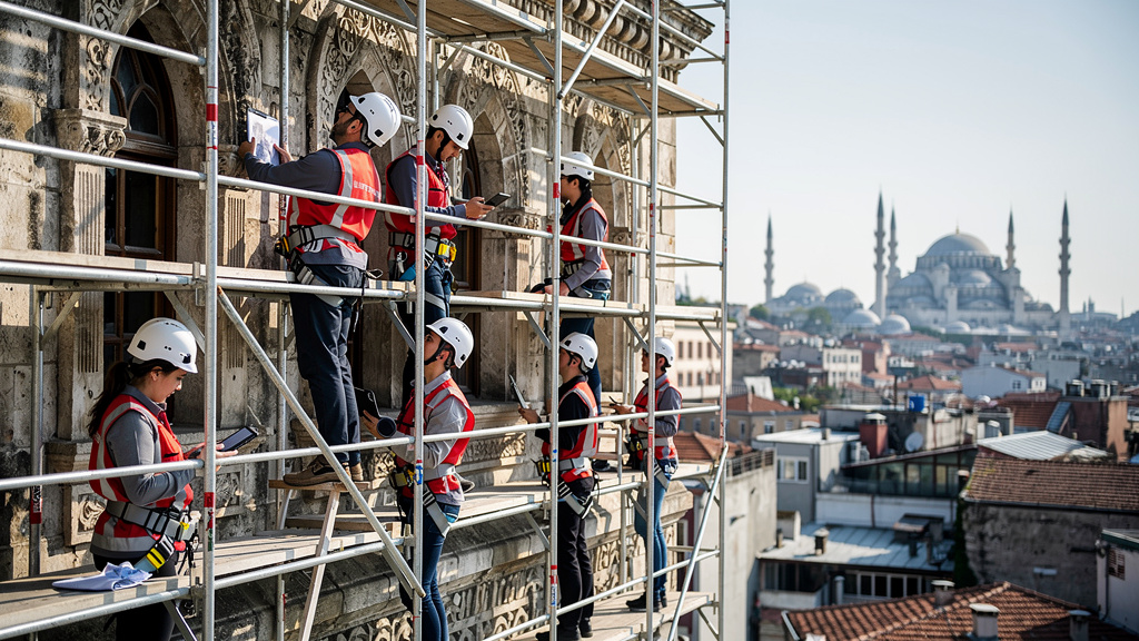 Eski İstanbul Binalarının Restorasyonunda İş Güvenliği: Tarihi Dokuyu ve Çalışanı Korumak.