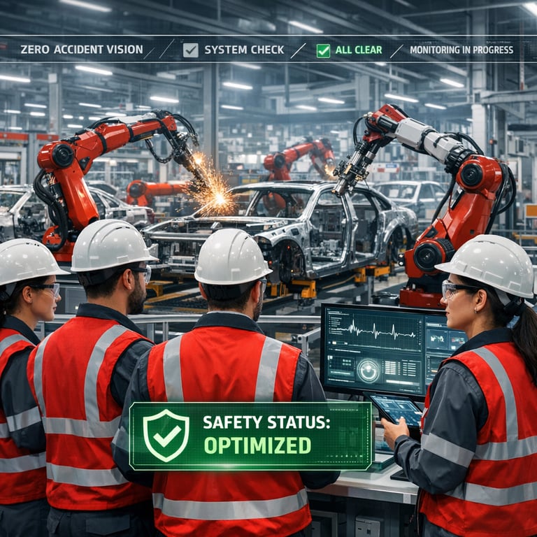 Gebze OSB’deki Otomotiv ve Metal Fabrikalarında 'Sıfır Kaza' Vizyonu: Üretim Bandınız Durmadan Güvenliği Sağlamanın Yolları.