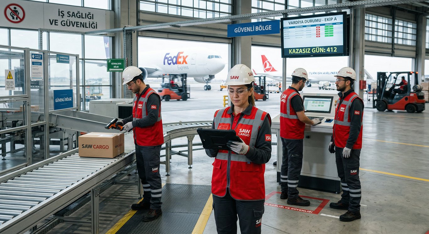 Sabiha Gökçen Çevresindeki Yer Hizmetleri ve Lojistik Firmaları İçin Ergonomi ve Vardiya Yönetimi Stratejileri.